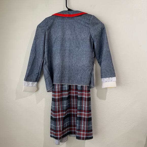 NWOT Beetlejuice Costume Kids sz 6-8 Medium Astrid School Uniform Halloween - Picture 3 of 7